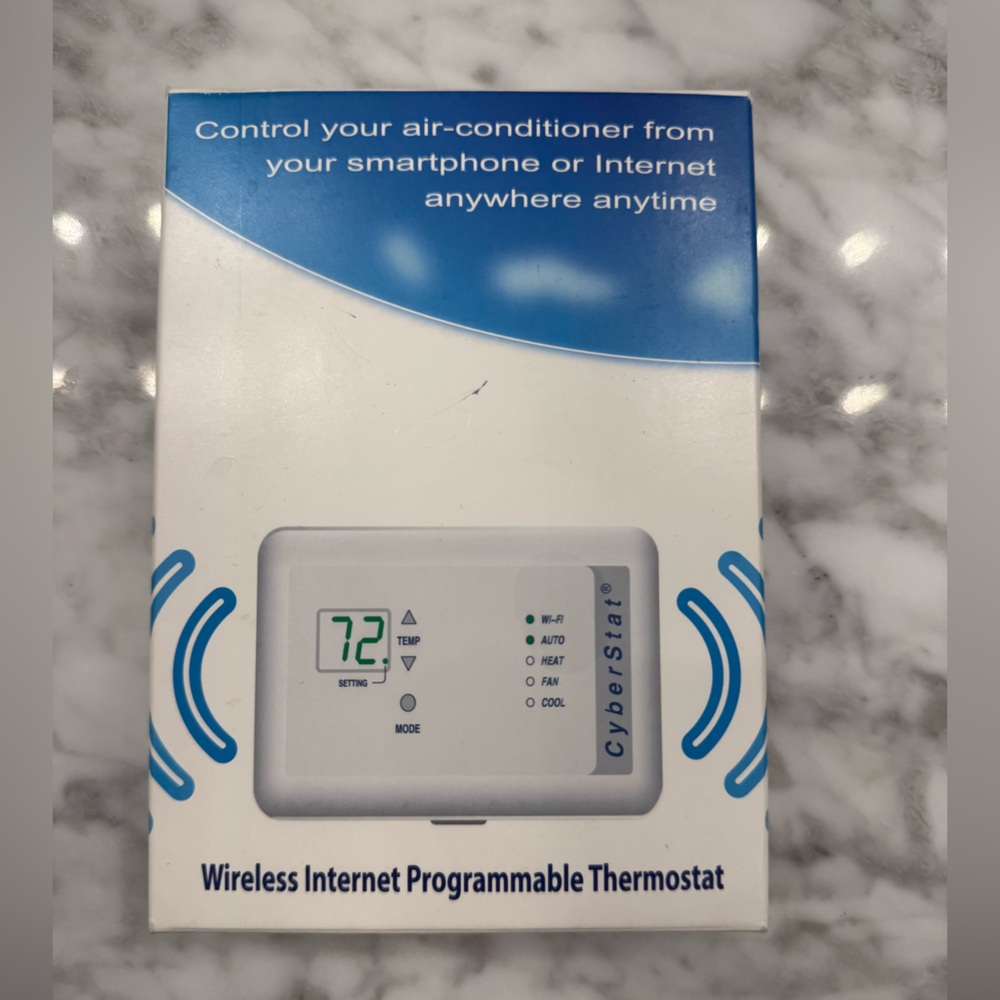 Wireless Internet Programmable Thermostat - White